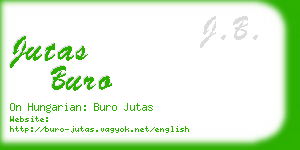 jutas buro business card